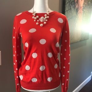 Express Polka Dot Sweater